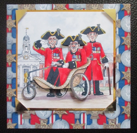 The Wrinklies Decoupage - Chelsea Pensioners by Davina Rundle