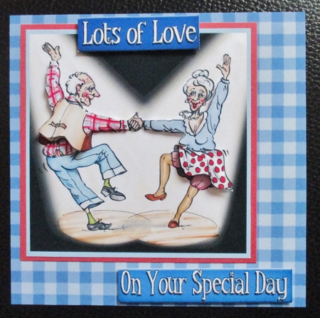 The Wrinklies Decoupage - Jump and Jive by Davina Rundle