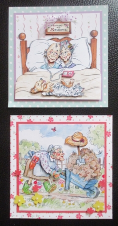 The Wrinklies Decoupage - The Good Life by Davina Rundle
