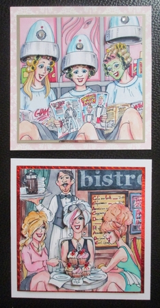 Double Decoupage - Gossip Girls by Davina Rundle