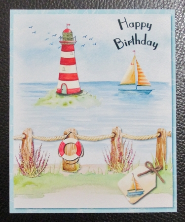 Birthday - Lighthouse Island by Davina Rundle