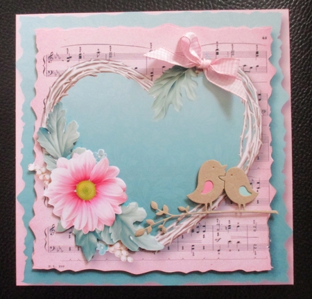 Shabby Chic Flower Heart by Davina Rundle