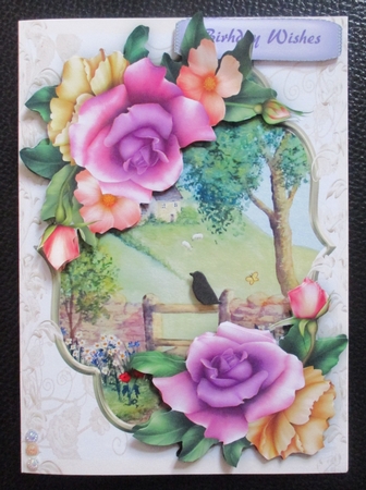 Roses in the Mmeadow  by Davina Rundle