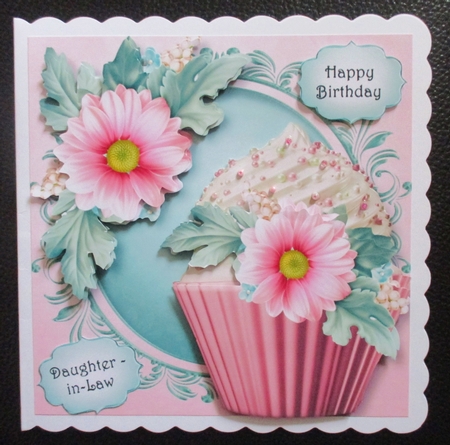 Beautiful Pink Bloom Cupcake by Davina Rundle