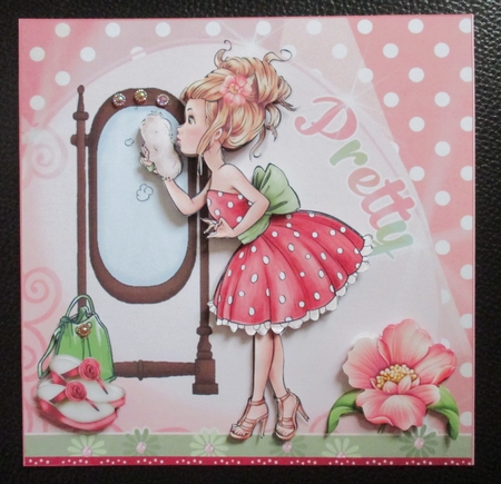 8x8 pretty girl birthday mini kit by Davina Rundle