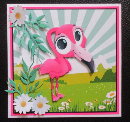 Flamingo  Big Eyes by Davina Rundle