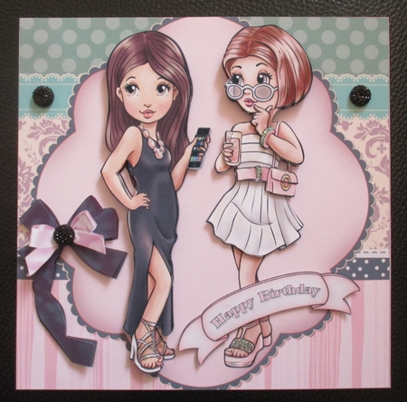 8x8 glamour girl sweet sixteen mini kit by Davina Rundle