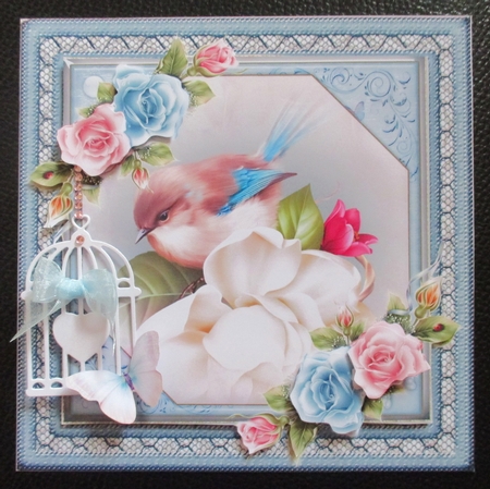Bird blue by Davina Rundle