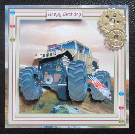 Monster Truck Mini Kit 4 by Davina Rundle