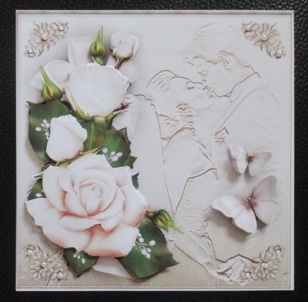 Wedding Anniversary Cream Card Mini Kit by Davina Rundle
