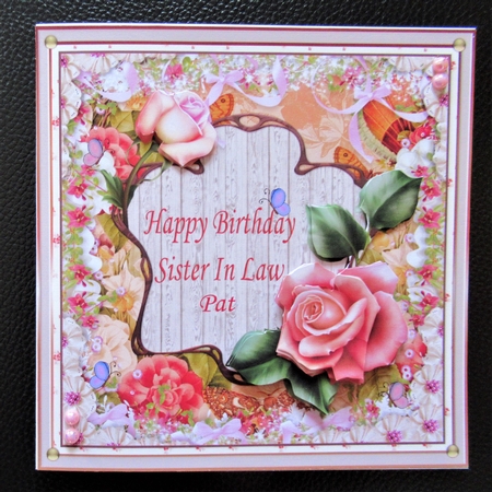 Happy Birthday Sister In Law Mini Kit by Davina Rundle