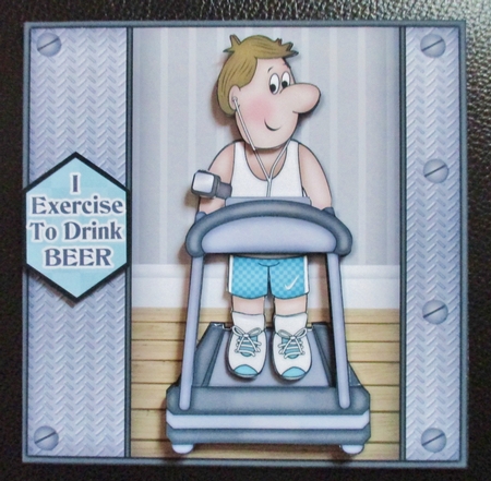 Treadmill Dave Mini Kit Birthday/Fathers Day by Davina Rundle