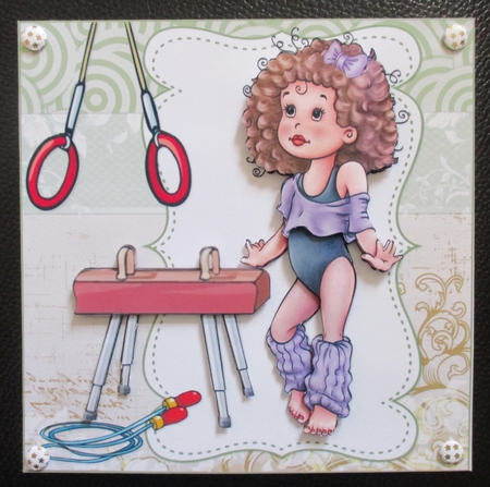 8x8 Gym star girl mini kit by Davina Rundle
