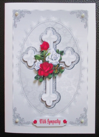 Cross and Flowers 2 by Davina Rundle