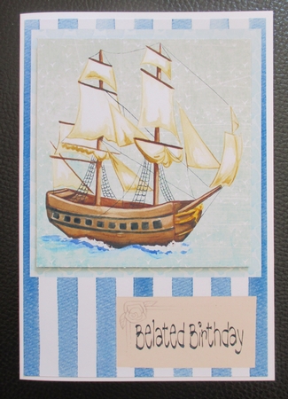 Belated Birthday Ship by Davina Rundle