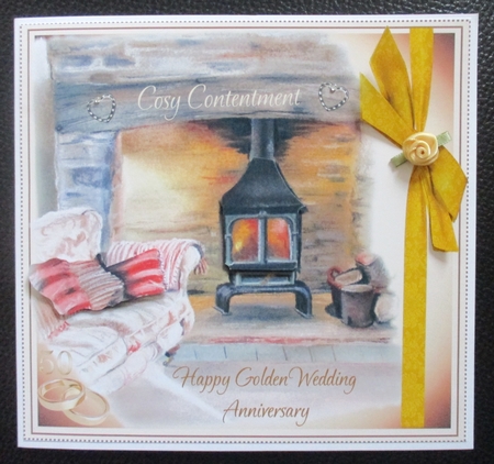 GOLDEN WEDDING ANNIVERSARY COSY CONTENTMENT 2 by Davina Rundle