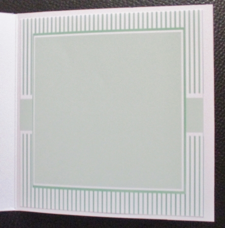 Green incert or topper with Greeting tags  by Davina Rundle