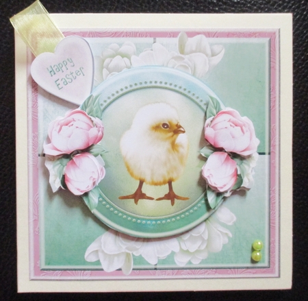 Chicken and flowers by Davina Rundle