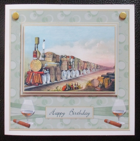 Vintage Alcohol Train Mini Kit by Davina Rundle
