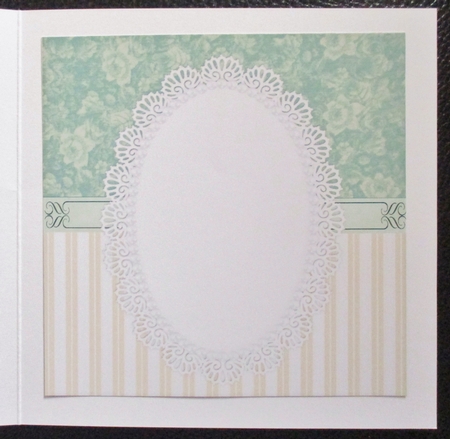 Lace Oval & Roses  INSERT by Davina Rundle