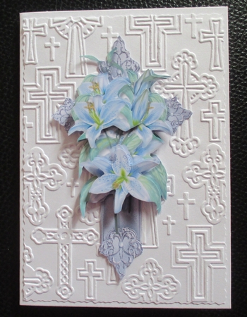 Easter Cross Lilies 3 by Davina Rundle