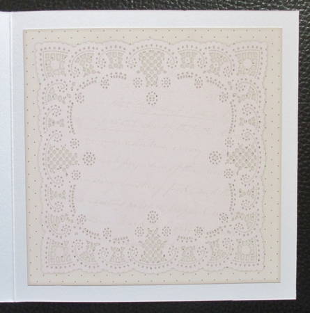 Just a Note     Cute teddie INSERT by Davina Rundle