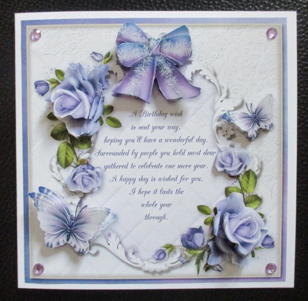 Lilac Birthday Butterflies by Davina Rundle