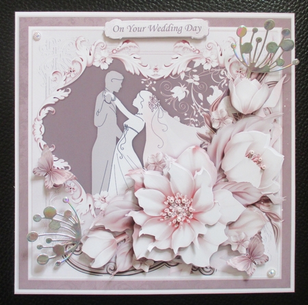 WEDDING DAY 1st DANCE 8x8 Decoupage & Insert Mini Kit by Davina Rundle