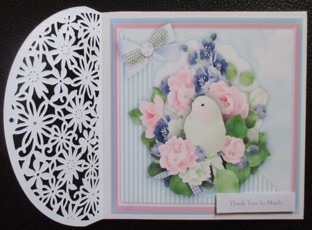 Beautiful Bird in the Roses by Davina Rundle