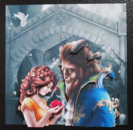 Fairy Tales - The Enchanted Rose - Tale As Old As Time 7 - Special 3D Decoupage + Insert & Tag by Davina Rundle