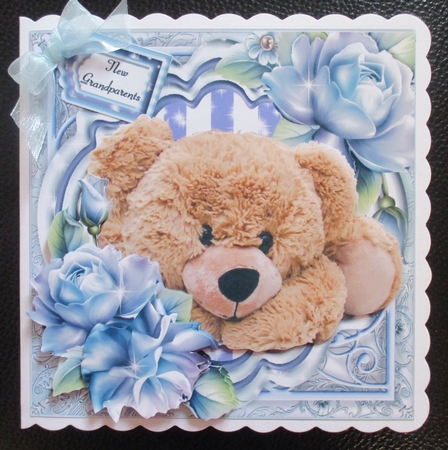 Sending Hugs & Snuggles - Blue by Davina Rundle