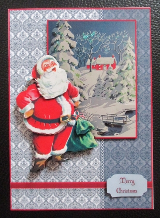 Santa Delivering Presents Mini Kit by Davina Rundle