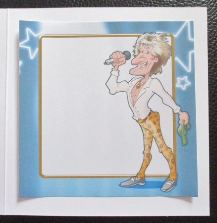 Rock Star Dude 8x8 Quick Card Insert by Davina Rundle