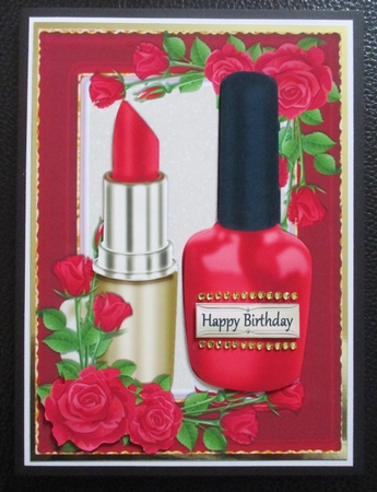Lipstick & Nail Varnish Set by Davina Rundle