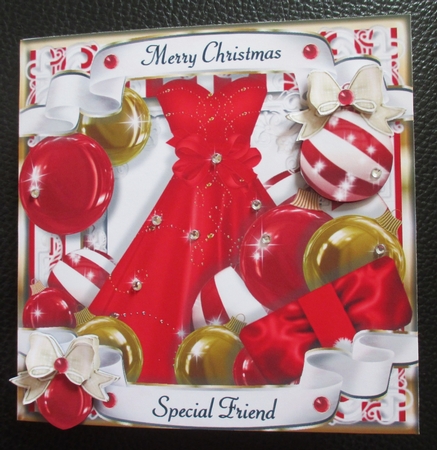 That Beautiful Christmas Dress - Quick Topper by Davina Rundle