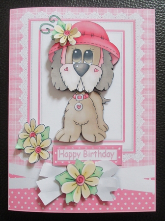 special puppy wishes birthday/thank you mini kit by Davina Rundle