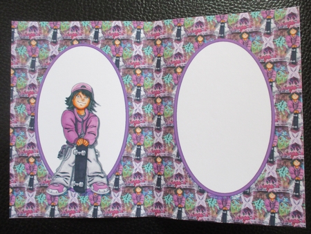 Ryder Cole Skateboarder insert 1 by Davina Rundle