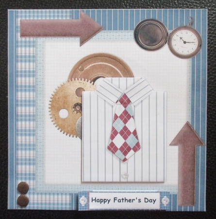 Male card Shirt & Tie 4 by Davina Rundle