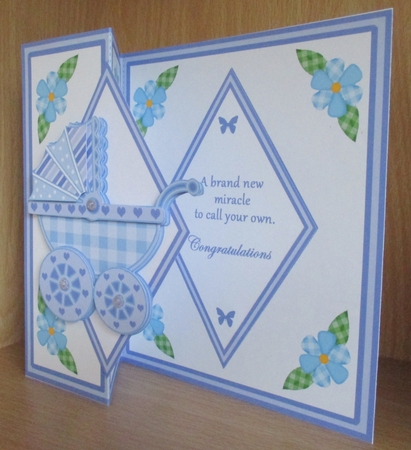 Diamond Fold Back  Baby Boy by Davina Rundle