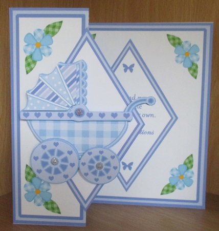 Diamond Fold Back  Baby Boy by Davina Rundle
