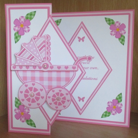 Diamond Fold Back  Baby Girl by Davina Rundle