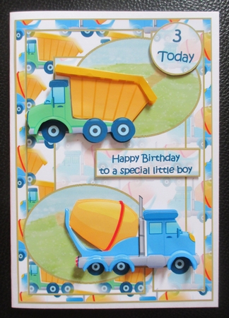 Big trucks for little boys by Davina Rundle