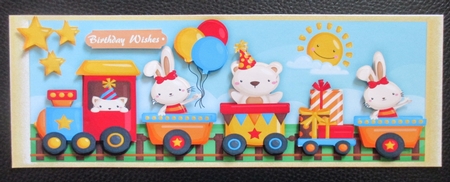 D L Birthday Train  by Davina Rundle