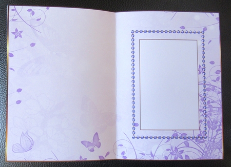 Soft Lavender Floral Insert  by Davina Rundle