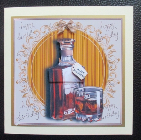 WHISKY DRINKERS BIRTHDAY SCOTCH BOURBON TIPPLE  by Davina Rundle