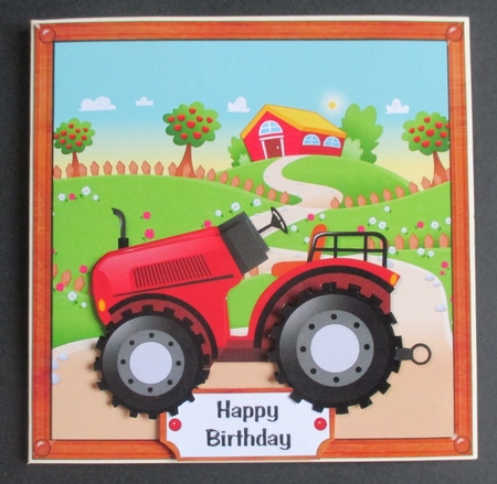 Red Tractor by Davina Rundle