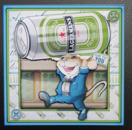 Mr Lager Mouse 4 Sheet Mini Kit by Davina Rundle