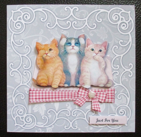 Cute Vintage Kittens 2 by Davina Rundle