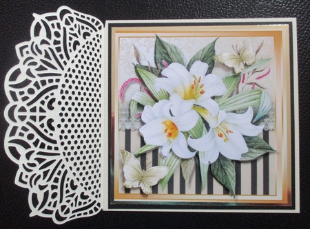 Beautiful Llillys and Butterflys 4 by Davina Rundle