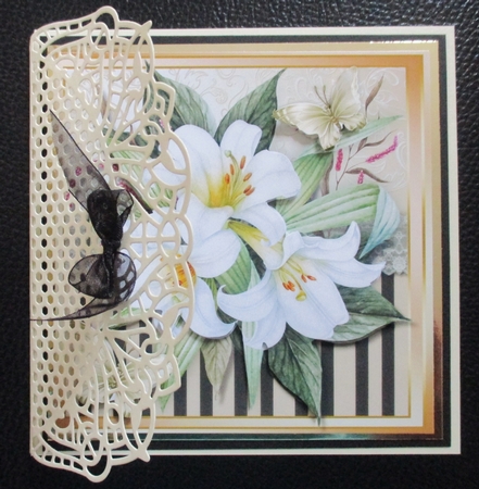 Beautiful Llillys and Butterflys 4 by Davina Rundle